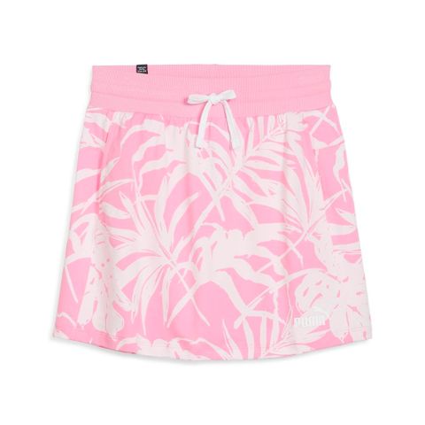 【PUMA】基本系列Palm Resort印花5吋短裙(F) 短裙 女 粉色-68300930
