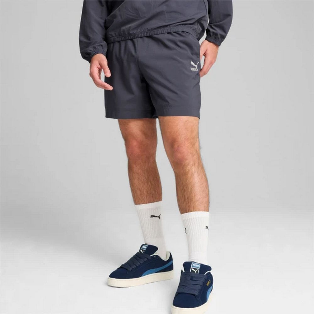 PUMA 【PUMA】流行系列Classics 6吋短風褲(M) 短褲 男 深灰色-62426169