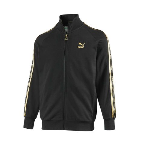 PUMA 【PUMA】流行系列Golden Sprint立領外套(M) 休閒外套 男 黑色-62582101