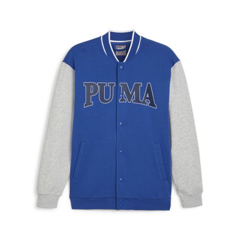 PUMA 【PUMA】基本系列Puma Squad棒球外套(M) 休閒外套 男 藍色-67897117