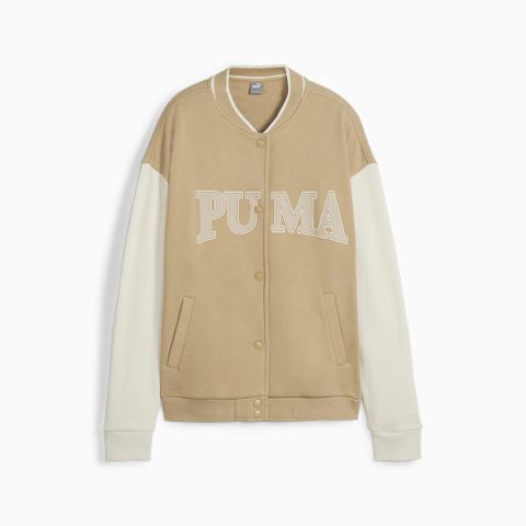 PUMA 【PUMA】基本系列Puma Squad棒球外套(F) 休閒外套 女 淺棕色-67790283