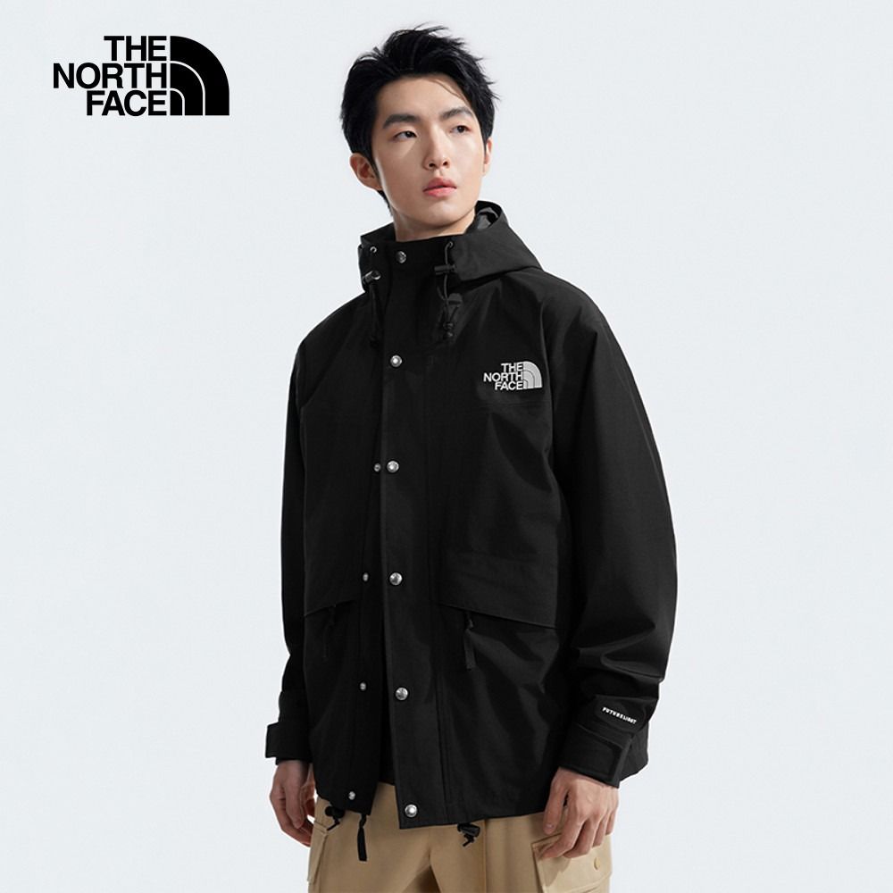 The North Face 北面 男 經典ICON 防水透氣舒適連帽衝鋒外套-NF0A8AKJJK3