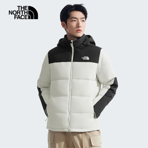 The North Face 北面 男 防潑水連帽羽絨外套-NF0A4U82ROU