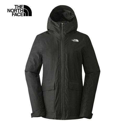 【The North Face】女 防水透氣連帽三合一外套-NF0A5AY1R0G