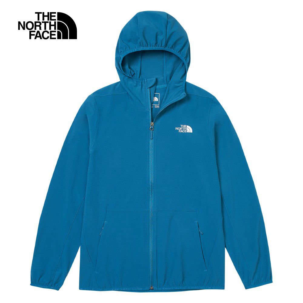 The North Face 北面 男 防潑水防曬連帽防風外套-NF0A7WCYO0X