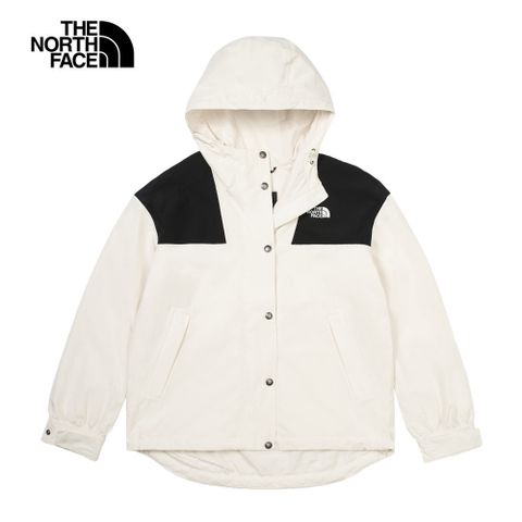 The North Face 北面 女 防水透氣連帽衝鋒外套-NF0A7QSIROU