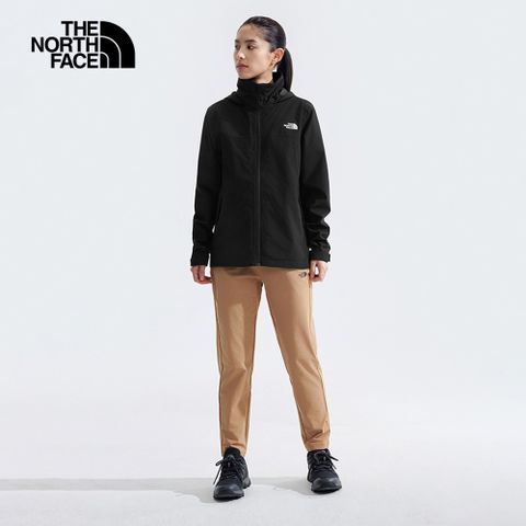 The North Face 北面 女 防水透氣可調節收納連帽衝鋒外套-NF0A88FY4H0