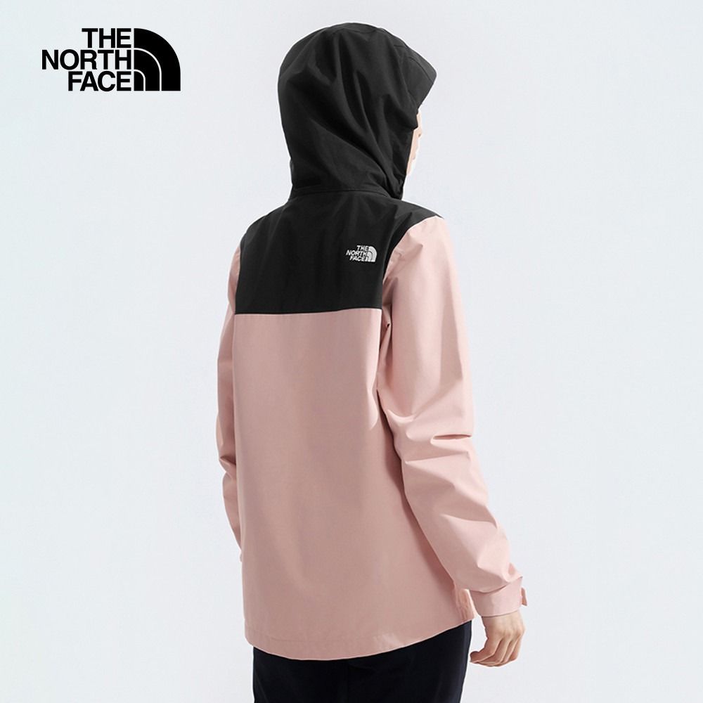 The North Face 北面 女 防水透氣可調節收納連帽衝鋒外套-NF0A88FYLK6