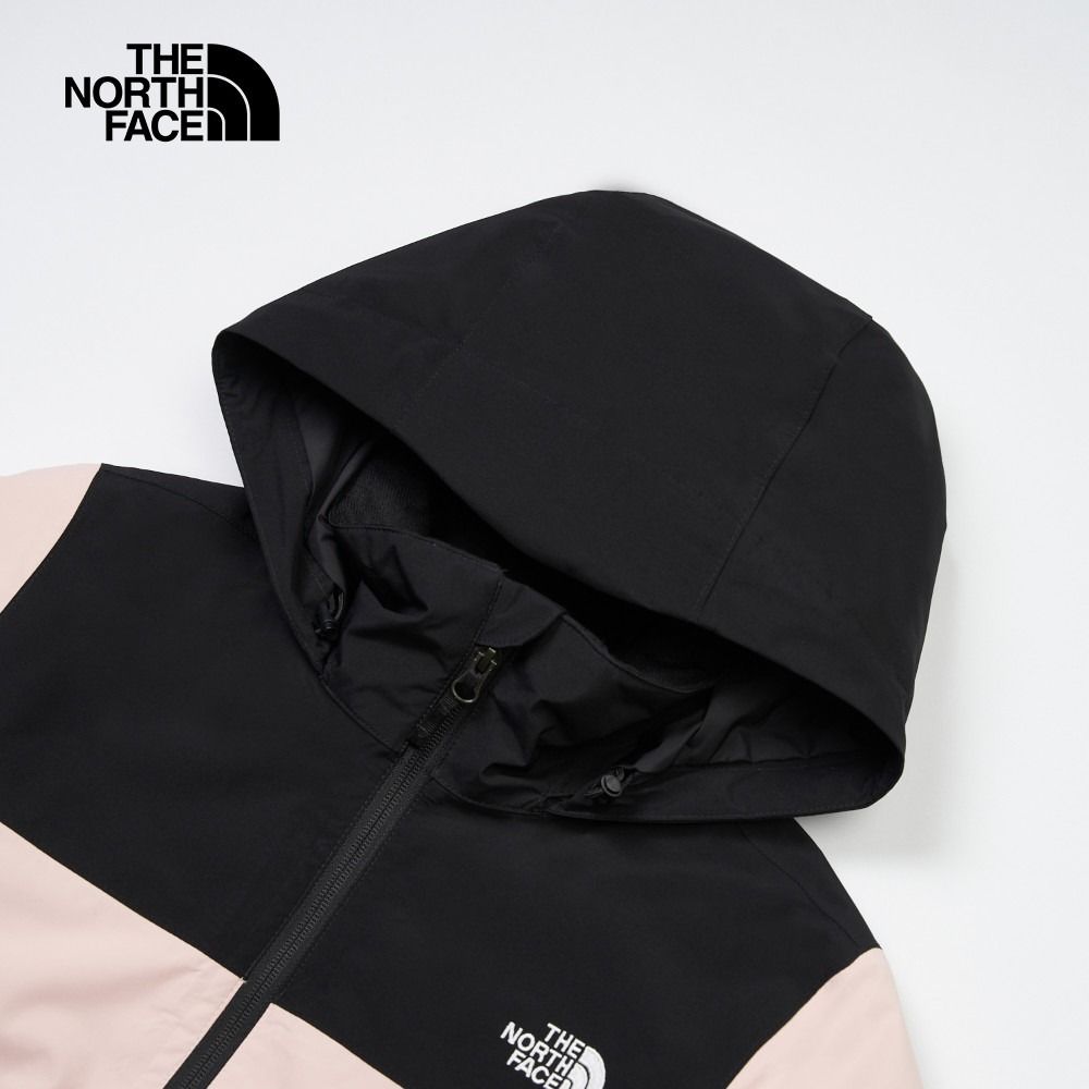 The North Face 北面 女 防水透氣可調節收納連帽衝鋒外套-NF0A88FYLK6