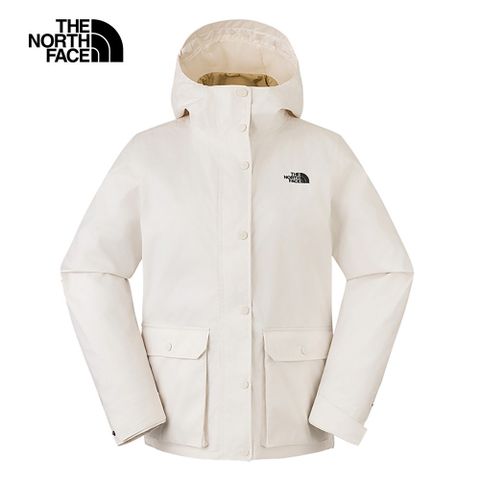 The North Face 北面 女 防水透氣保暖連帽羽絨內裡三合一外套-NF0A88RWROR