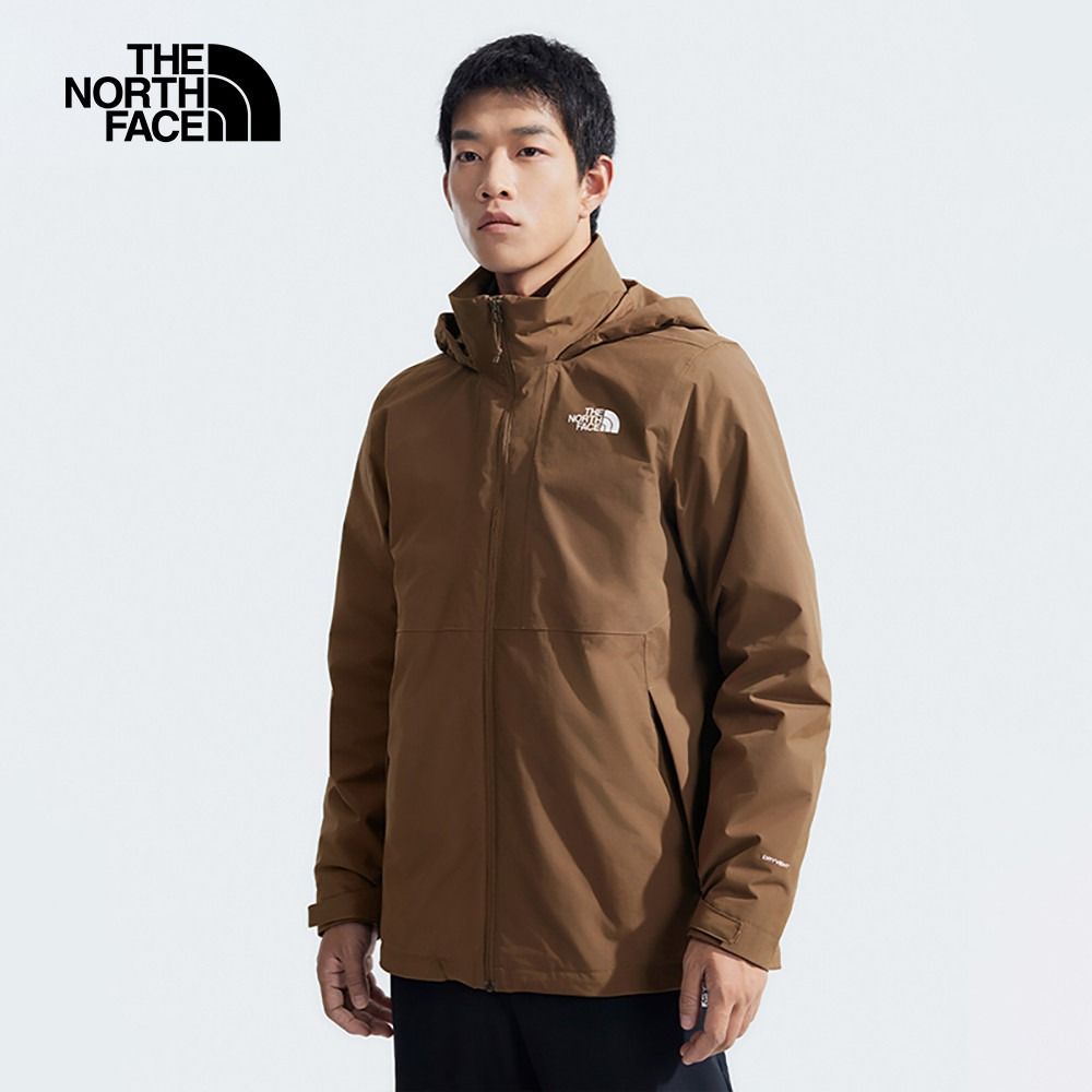 The North Face 北面 男 防水透氣保暖連帽羽絨內裡三合一外套-NF0A88RK1OI