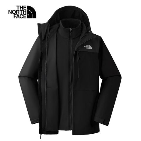 The North Face 北面 男 防水透氣抓絨內裡三合一外套-NF0A8DMKJK3