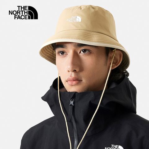 【The North Face】男/女 防水透氣防曬漁夫帽-NF0A86RYQK7