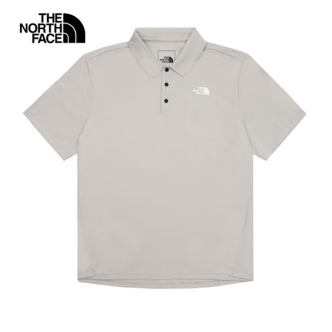 The North Face 北面 男 吸濕排汗防曬休閒短袖POLO衫-NF0A87W1A8Q