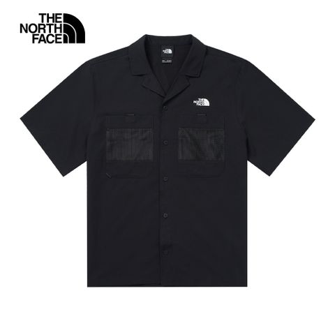 The North Face 北面 男 吸濕排汗防曬短袖襯衫-NF0A83TPJK3