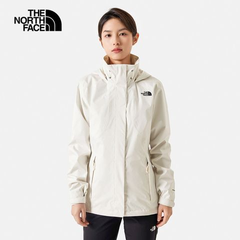 The North Face 北面 女 防水透氣可調節收納連帽衝鋒外套-NF0A8AV8QLI