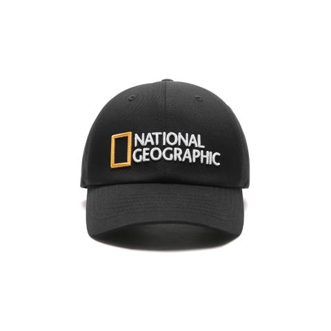 【National Geographic】Soft Fit LOGO Baseball Cap 休閒帽 黑-N215AHA010099