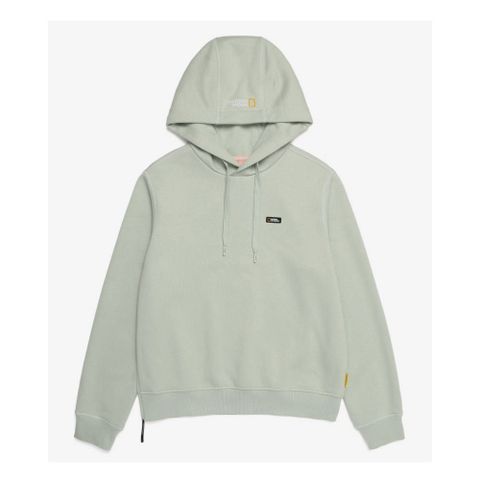 【National Geographic】SMALL LOGO SHORT HOODY 女 連帽上衣 薄荷綠-N213WHD010344