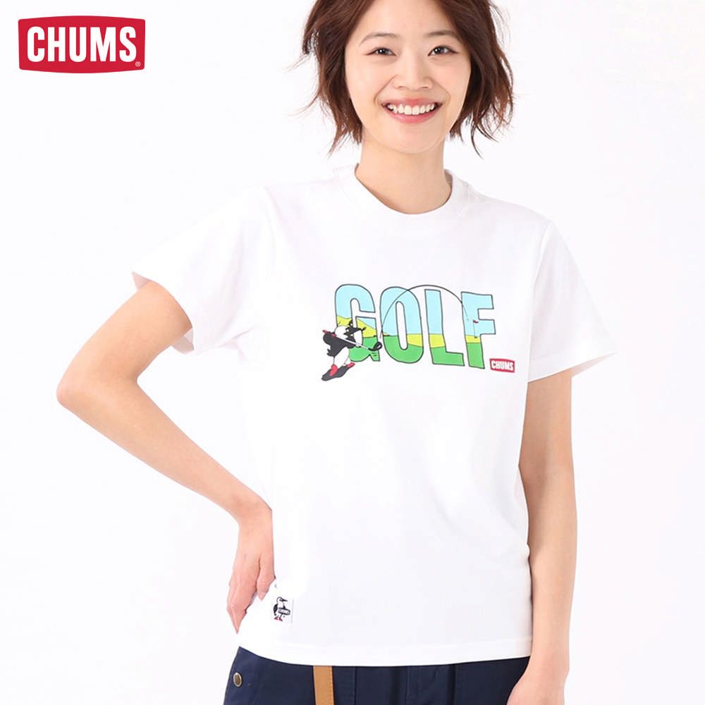 CHUMS Golf Club T-Shirt短袖上衣 白色-CH012195W001