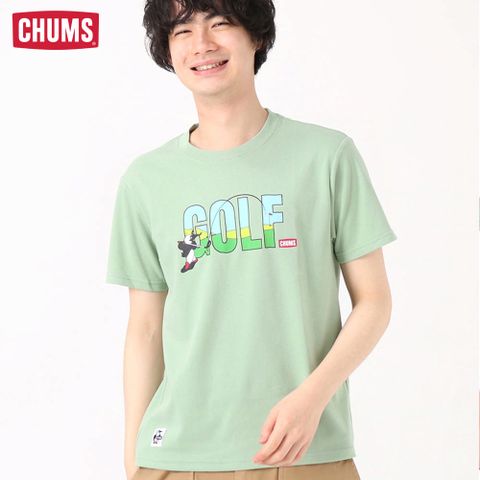 CHUMS Golf Club T-Shirt短袖上衣 羅勒綠-CH012195M102