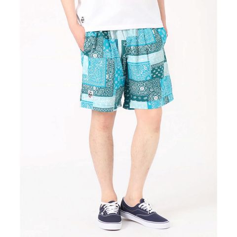 【CHUMS】Chumloha Shorts短褲 Green Bandana-CH031295Z282