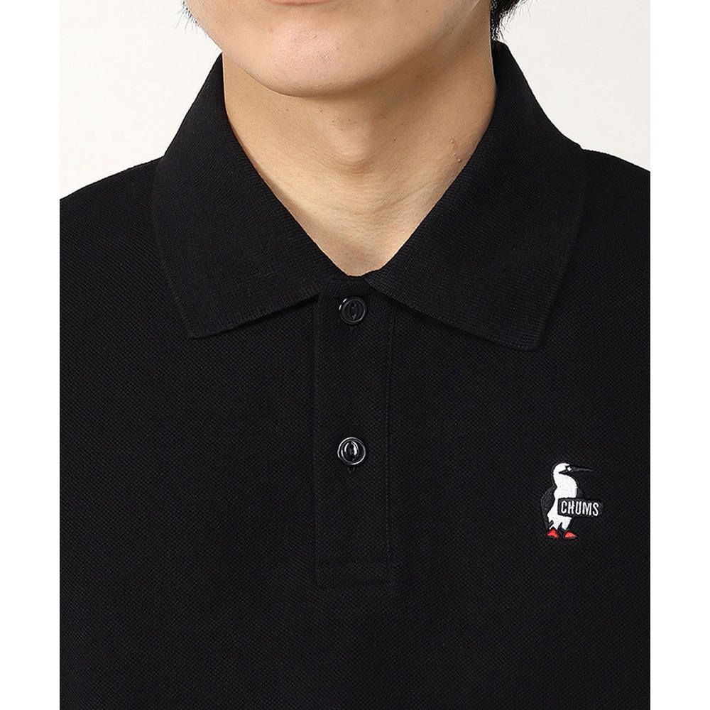 CHUMS 男 Booby Polo Shirt短袖POLO 黑色-CH021190K001