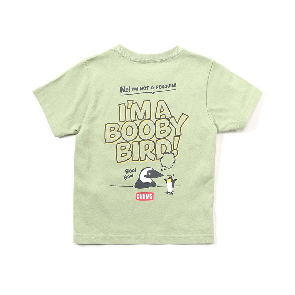 CHUMS 童 Anti-Bug Im A Booby Bird! 短袖上衣(防蟲) 草綠-CH211317M076