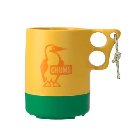 CHUMS Camper Mug Cup Large馬克杯(550ML) 塑膠水杯 黃/綠色-CH621620Y026