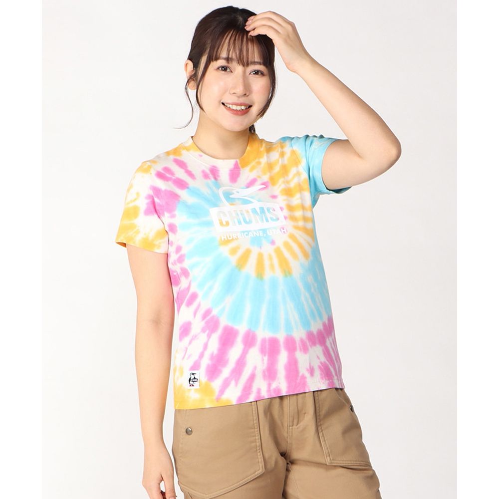 CHUMS Booby Face T-Shirt Tie-Dye SPR 短袖上衣 男 紮染-CH012278Z077