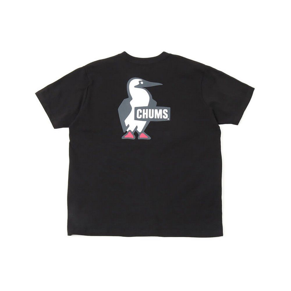 CHUMS Booby Logo T-Shirt 短袖上衣 男 黑色-CH012279K001