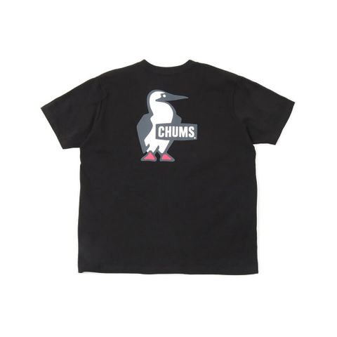 CHUMS Booby Logo T-Shirt 短袖上衣 男 黑色-CH012279K001