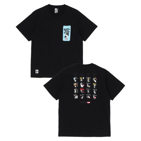 CHUMS Booby Bird Stamp T 短袖上衣 男 黑色-CH012560K001