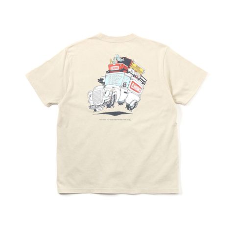 CHUMS Go Outdoor Pocket T-Shirt 短袖上衣 男 米灰色-CH012348G057