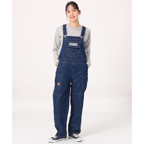 CHUMS Beaver All Over The Overall 牛仔吊帶褲 Indigo 男 藍色-CH031318N030