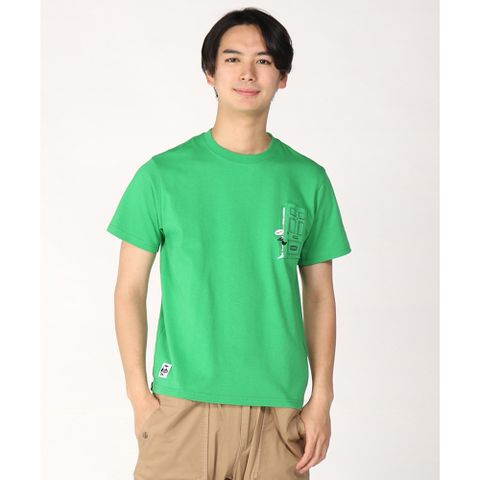 CHUMS Go Outdoor Pocket T-Shirt 短袖上衣 男 綠色-CH012348M001