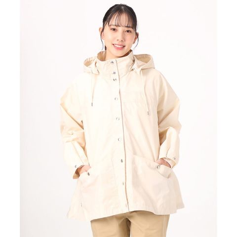 CHUMS A-Line Camping Parka Light 風衣外套 女 象牙白色-CH181284W004