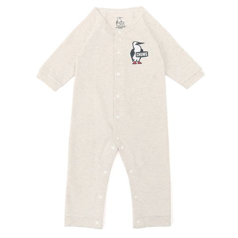 CHUMS Baby Booby L/S Rompers 長袖包屁衣 連身長褲 嬰幼 米色-CH271018W003