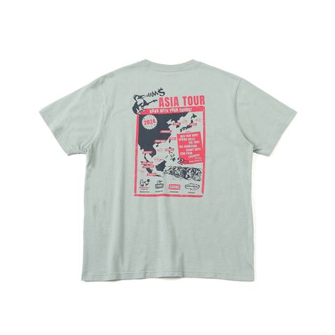 CHUMS CHUMS Asia Tour T-Shirt 短袖上衣 男 草綠色-CH012365M076