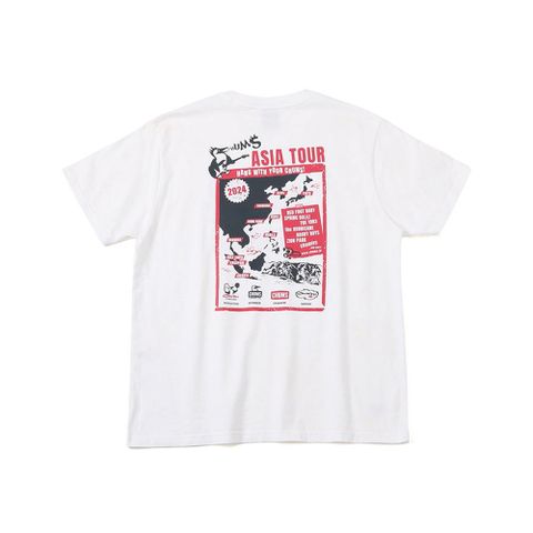 CHUMS CHUMS Asia Tour T-Shirt 短袖上衣 男 白色-CH012365W001