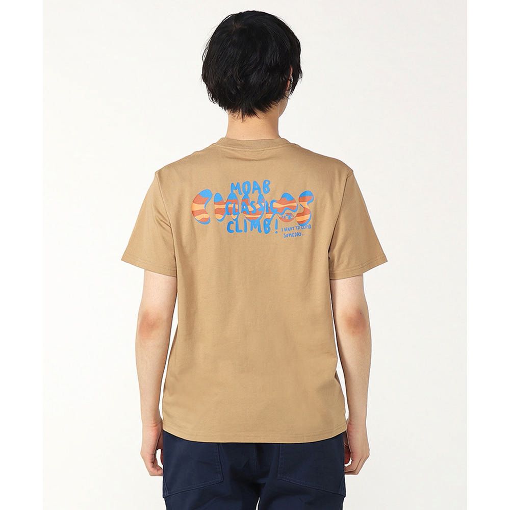 CHUMS Moab Classic Climb! T-Shirt 短袖上衣 男 淺棕色-CH012364B001