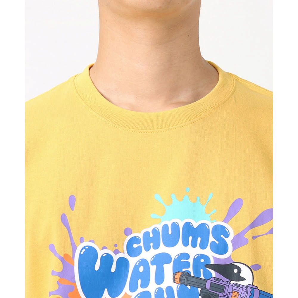  【CHUMS】Water Gun T短袖上衣 芥黃色-CH012391Y002