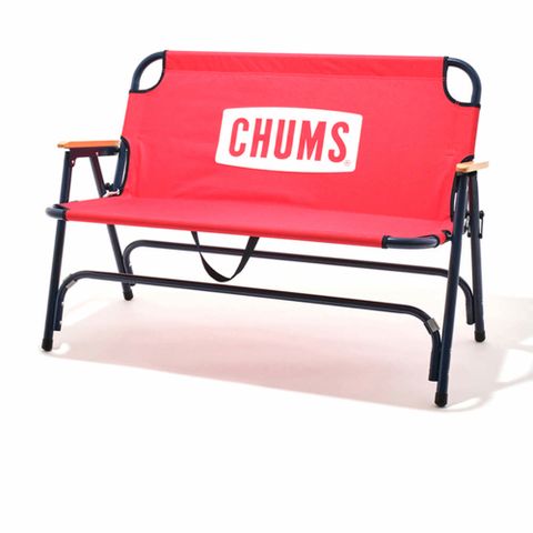 CHUMS Back with Bench折疊椅 紅/深藍-CH621595R028