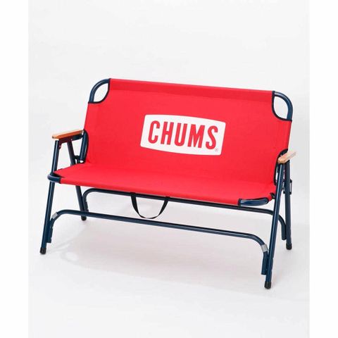 CHUMS Back with Bench折疊椅 紅/深藍-CH621752R028