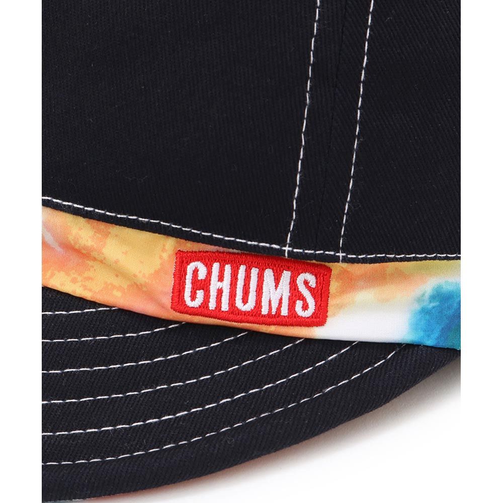  【CHUMS】Reversible Print Cap雙面風格帽 Ocean-Dye-CH051208Z213