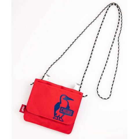 【CHUMS】Eco Pocket Shoulder Pouch(for KIDS) 童 側背包 紅-CH602930R001