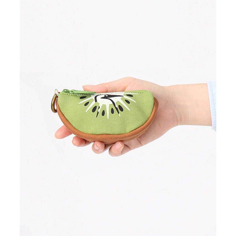  【CHUMS】Smile Cut Fruits Pouch 男女 零錢包 綠-CH603465Z235