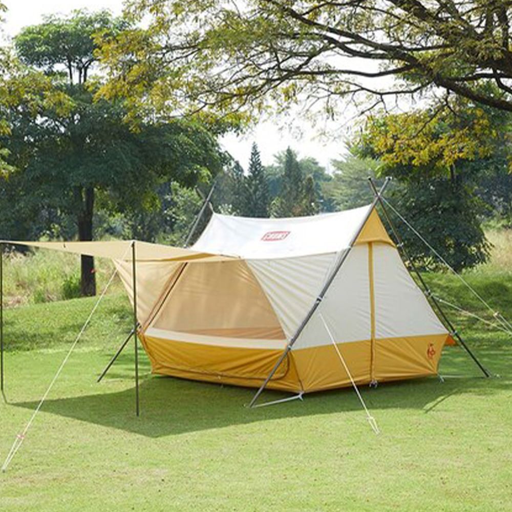 CHUMS】A Frame Tent T/C 4 男女帳蓬原色(兩箱/組)-CH6214340000