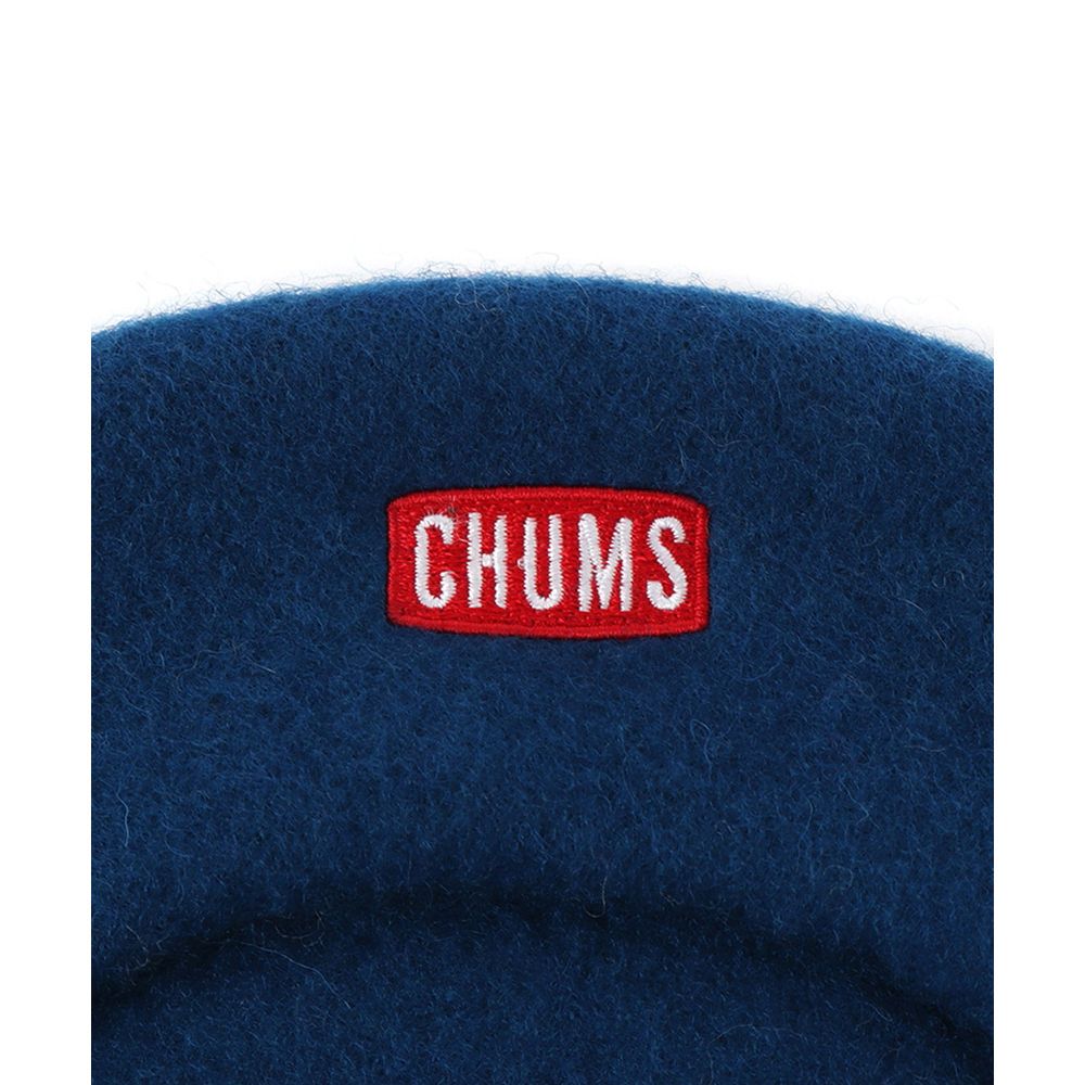 CHUMS Logo Beret貝雷保暖帽-CH051337N001