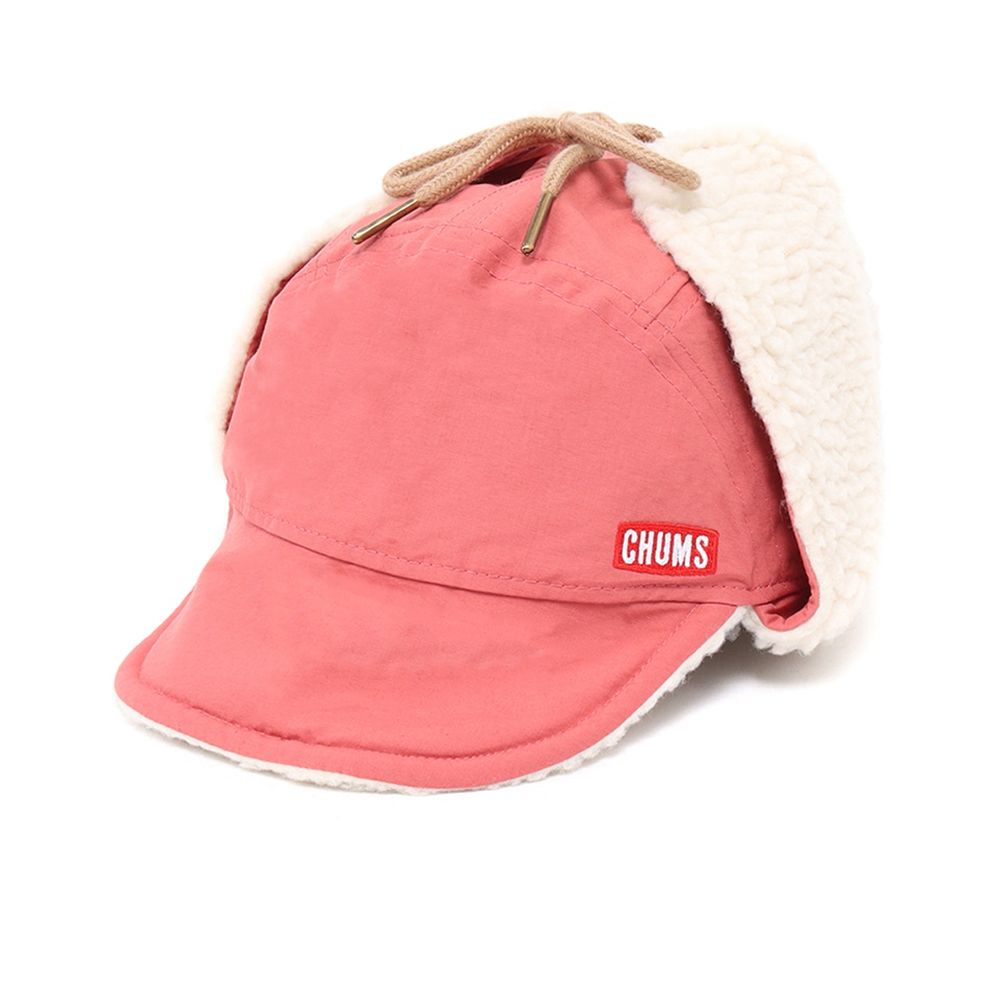 CHUMS Camping Boa Russian Cap飛行保暖帽 灰粉紅-CH051351R110