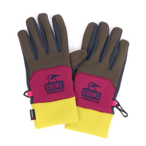 【CHUMS】男 Polartec Power Stretch Glove手套 Pink Crazy